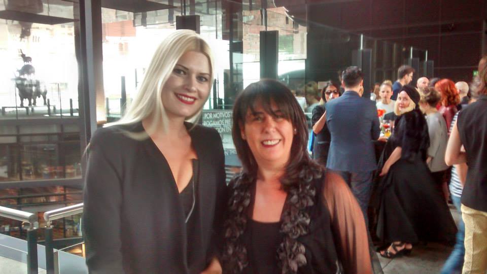 Con Maya Hansen. Premios de la Moda. / 2014