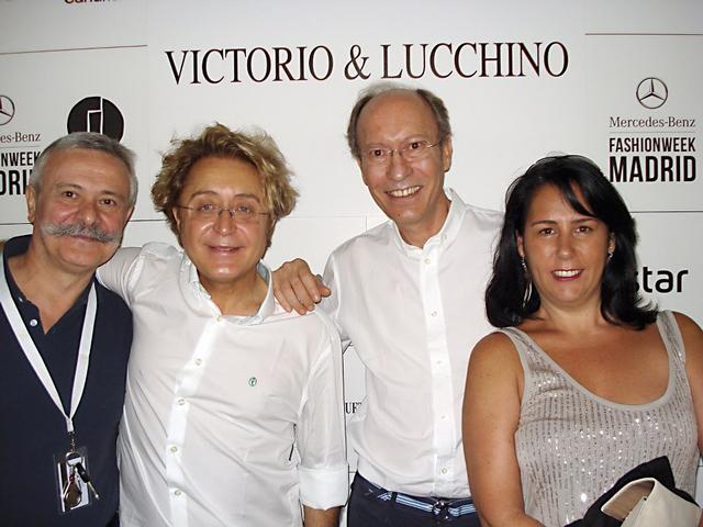 Con Victorio y Lucchino y el crítico Pedro Mansilla en Cibeles / 2012.