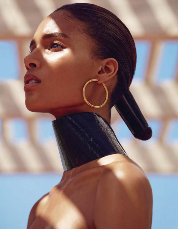 Cindy Bruna para Vogue Ukrania. 