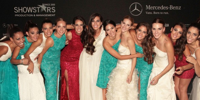 Las ganadoras del certamen Showstar Models en la pasada edición de la pasarela MBFW de Düsseldorf.