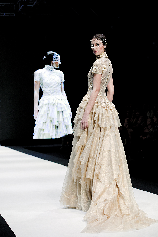 Desfile de Juan Carlos Armas en la pasada edición de la Feria. / Foto: Carlos M. Anglés.